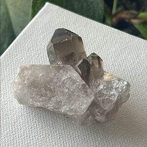 💎 Smoky Quartz Crystal Cluster